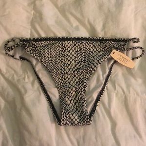 Victoria Secret Snakeskin Bikini bottoms Small